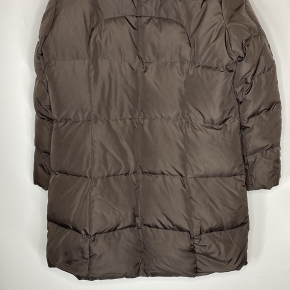 Calvin Klein Brown Puffy Down Hooded Parka Jacket Size XL - Picture 5 of 11